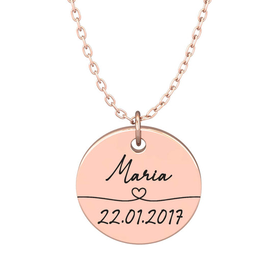 Ewiges Band™ – Erinnerungskette mit Name und Datum