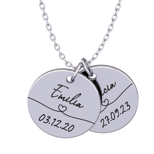 Ewiges Band™ – Erinnerungskette mit Name und Datum