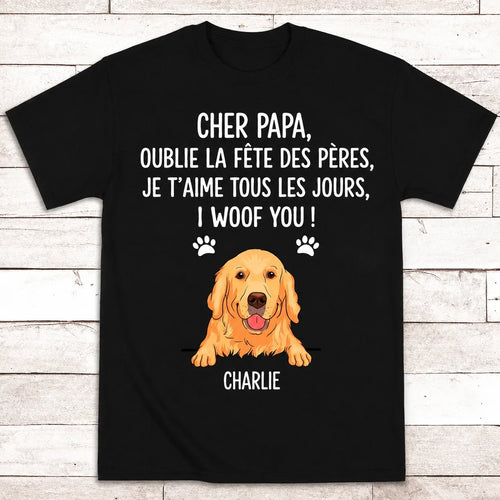 Woof You™ – Personalisiertes T-Shirt aus Baumwolle