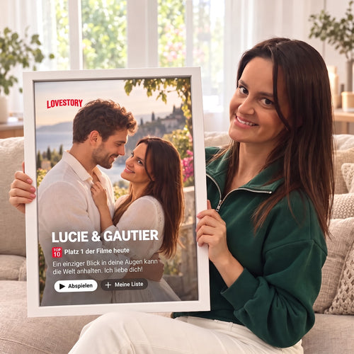Wir Zwei™ – Personalisierte Leinwand „Unser Cover“