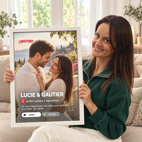 Wir Zwei™ – Personalisierte Leinwand „Unser Cover“