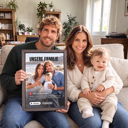 Wir Zwei™ – Personalisierte Leinwand „Unser Cover“