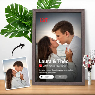 Wir Zwei™ – Personalisierte Leinwand „Unser Cover“
