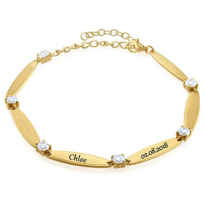 Personalisiertes Armband Liebesbande™ mit gravierten Vornamen
