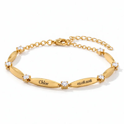 Personalisiertes Armband Liebesbande™ mit gravierten Vornamen
