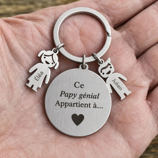 Personalisierter Schlüsselanhänger für Opa