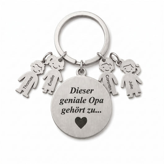 Personalisierter Schlüsselanhänger für Opa