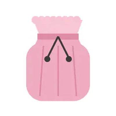 Satinbeutel Rosa