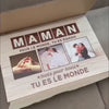 Personalisierte Foto-Leinwand für Mama
