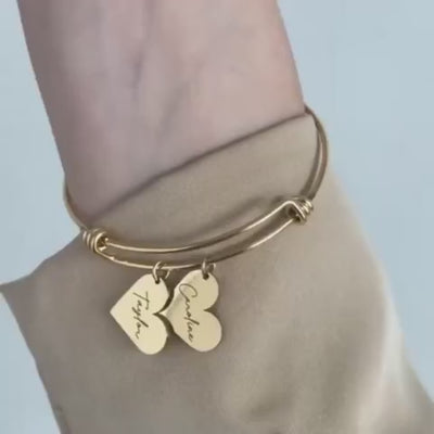 Herzensband™ – Armband mit personalisierten Herzen