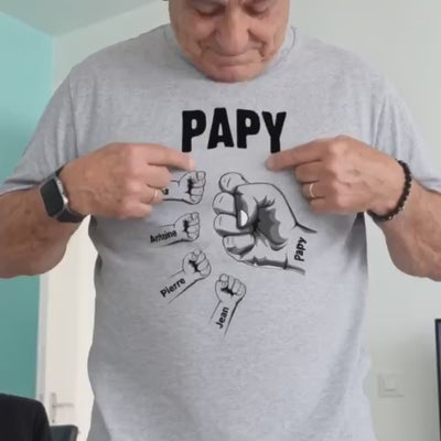 Opa & Wir™ – Personalisiertes T-Shirt für Opa