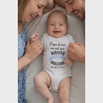 Personalisierter Babybody für Mama
