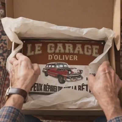 Personalisiertes Garagenschild Meine Garage™ mit Vornamen