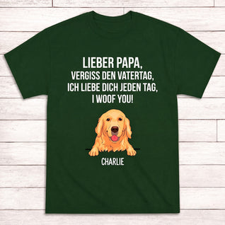 Woof You™ – Personalisiertes T-Shirt aus Baumwolle
