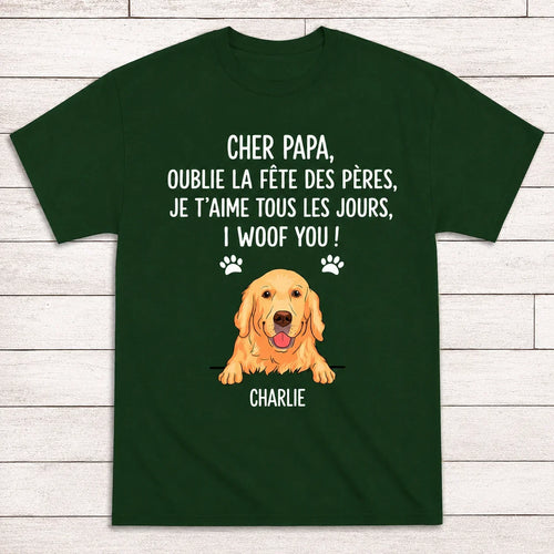 Woof You™ – Personalisiertes T-Shirt aus Baumwolle